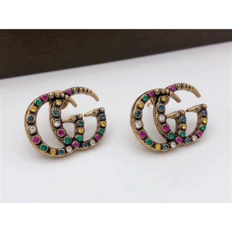 gucci ear ring|Gucci earrings colorful.